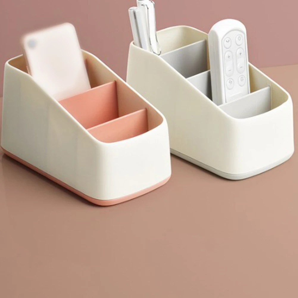 Paket Kotak Penyimpanan Meja ABS Organizer Rapi Desktop Ringkas Konten Desain Pintar Perlengkapan Rumah Tangga Desain Pintar