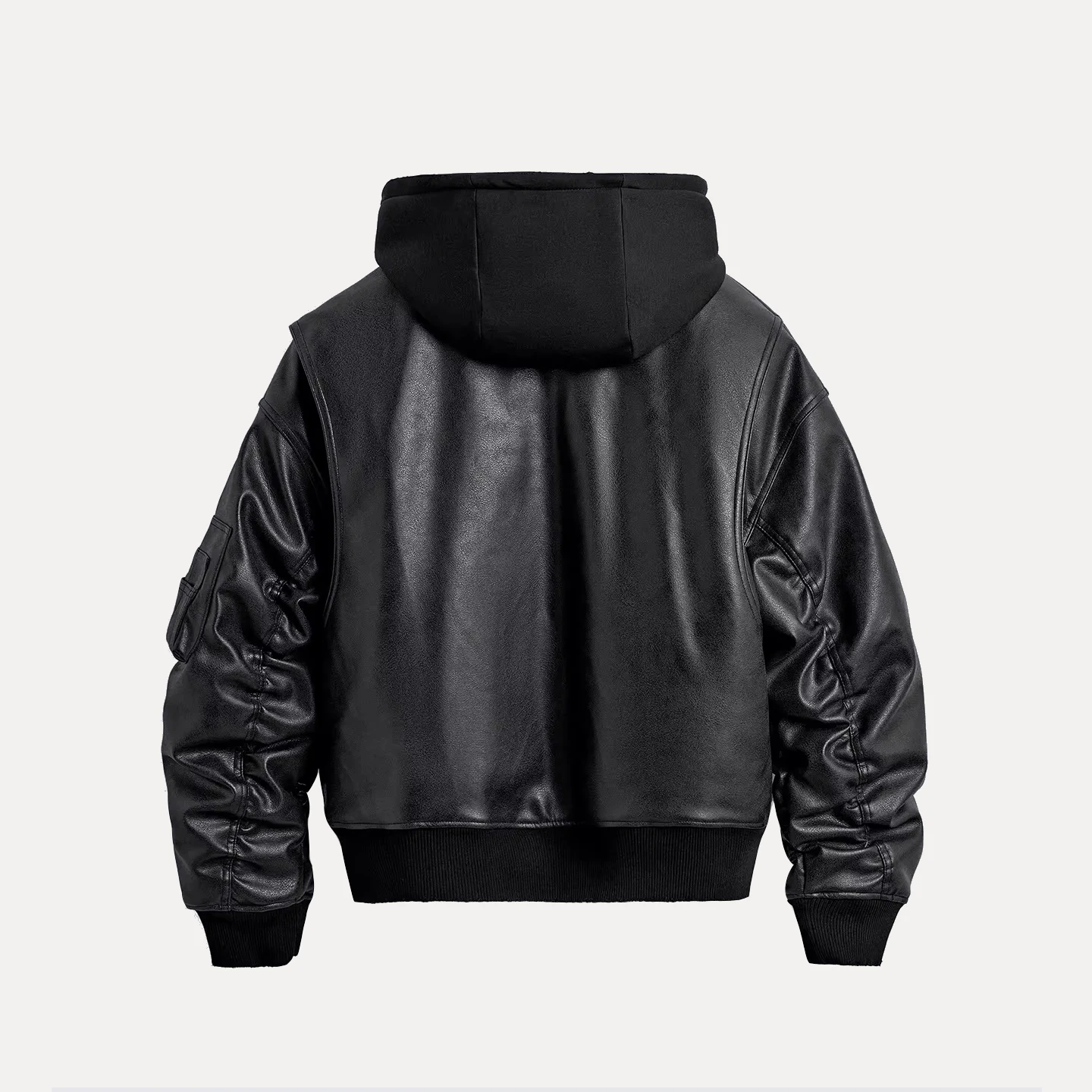 Faionable Allentato Giuntura Con Cappuccio Jaet Autunno 2025 Capispalla Personali Stand Fit Lungo Chiusura con Cerniera Bianca Casual