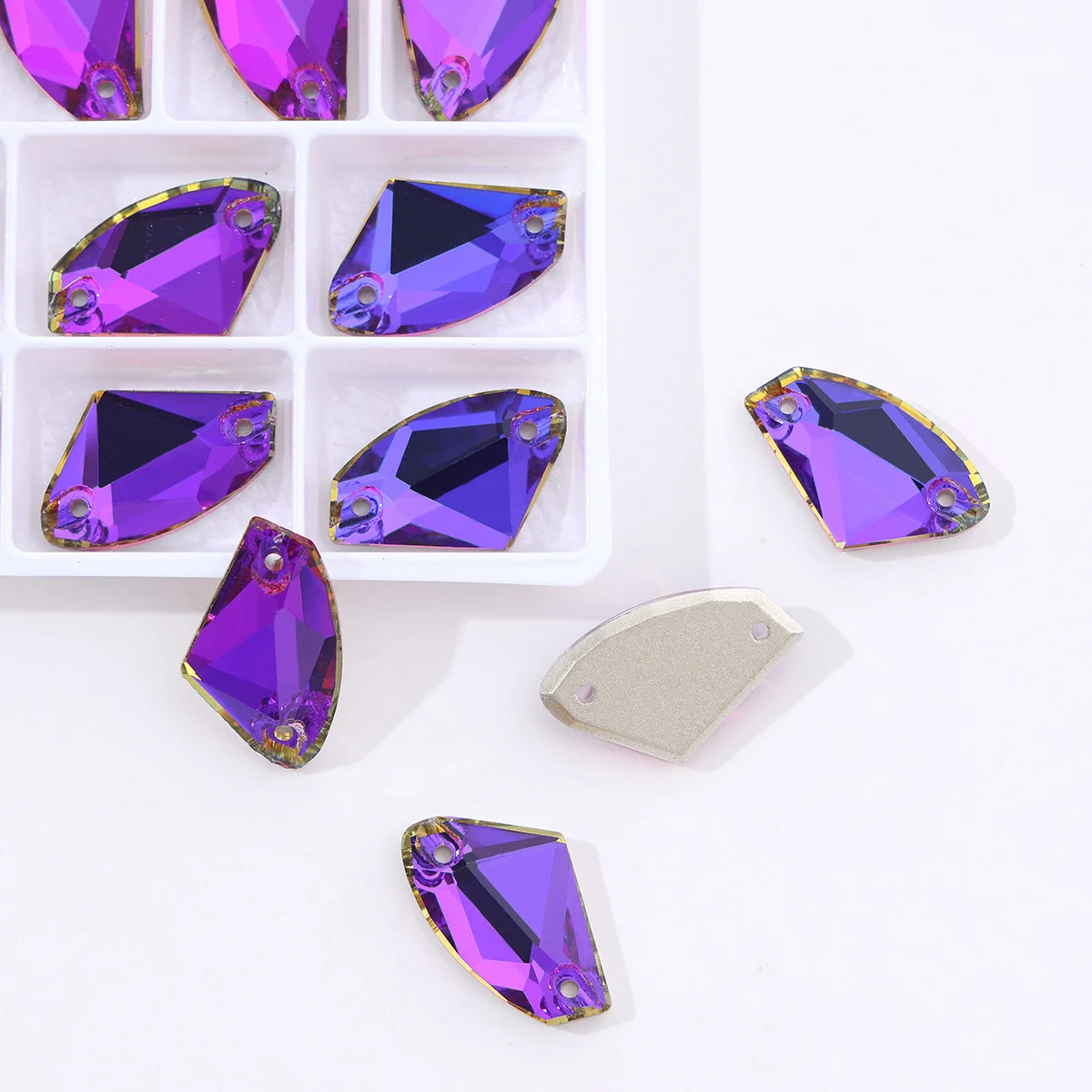 

K9 Glass Axe Shape Sew On Rhinestones стразы пришивные Flatback Sewing Crystal for DIY Craft Dress Decoration