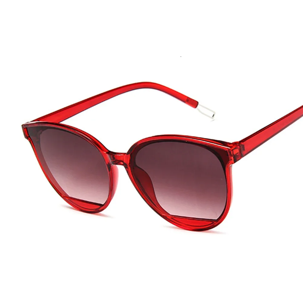 New Vintage Frame Classic Sunglasses Women UV400 Protection Eyewear Mirrored Reflective Lens