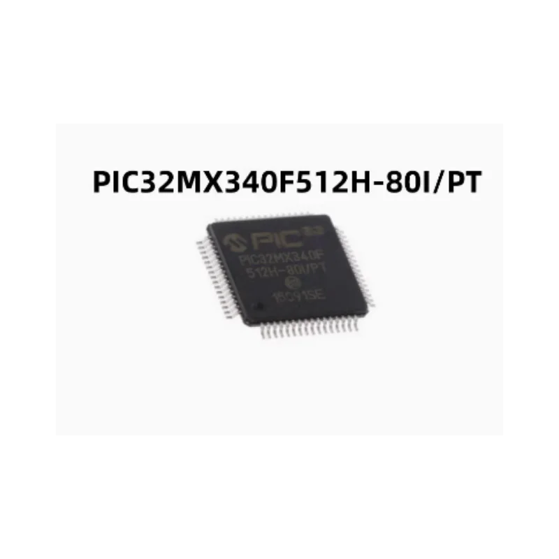 

PIC32MX340F512H-80I/PT TQFP-64 Microcontroller New