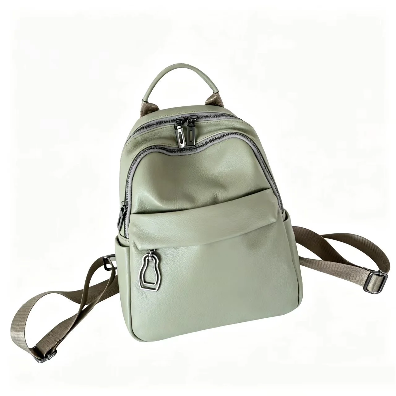 

Casual Daily Genuine Leather Backpack Woman Real Cow Leather Shoulder Bags Fashion Ladies Cowhide Travel Tote Bag