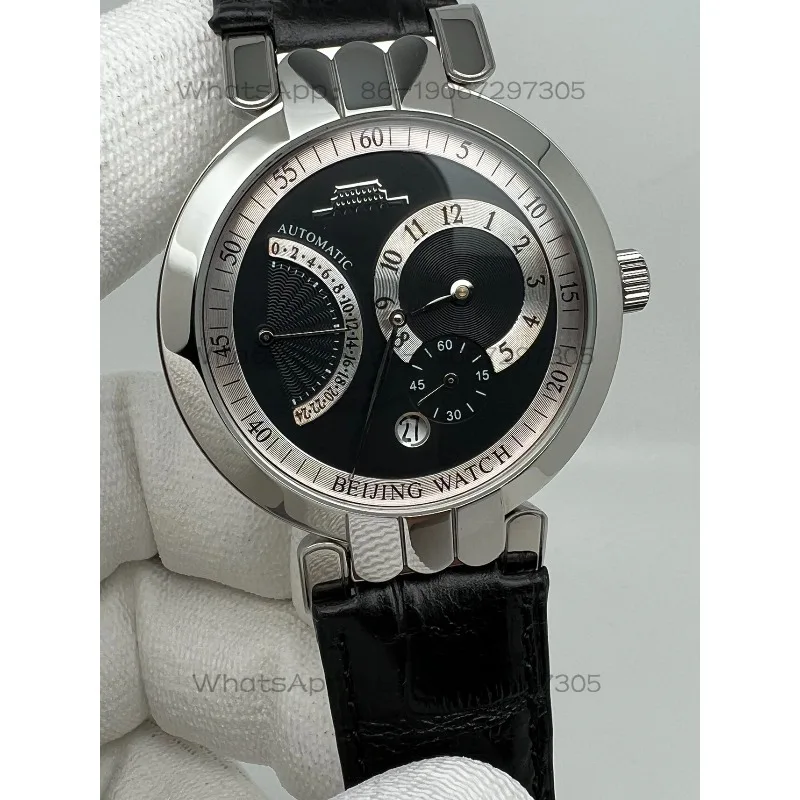 Black Dial Watch: Detachable Fully Automatic Mechanical Watch
