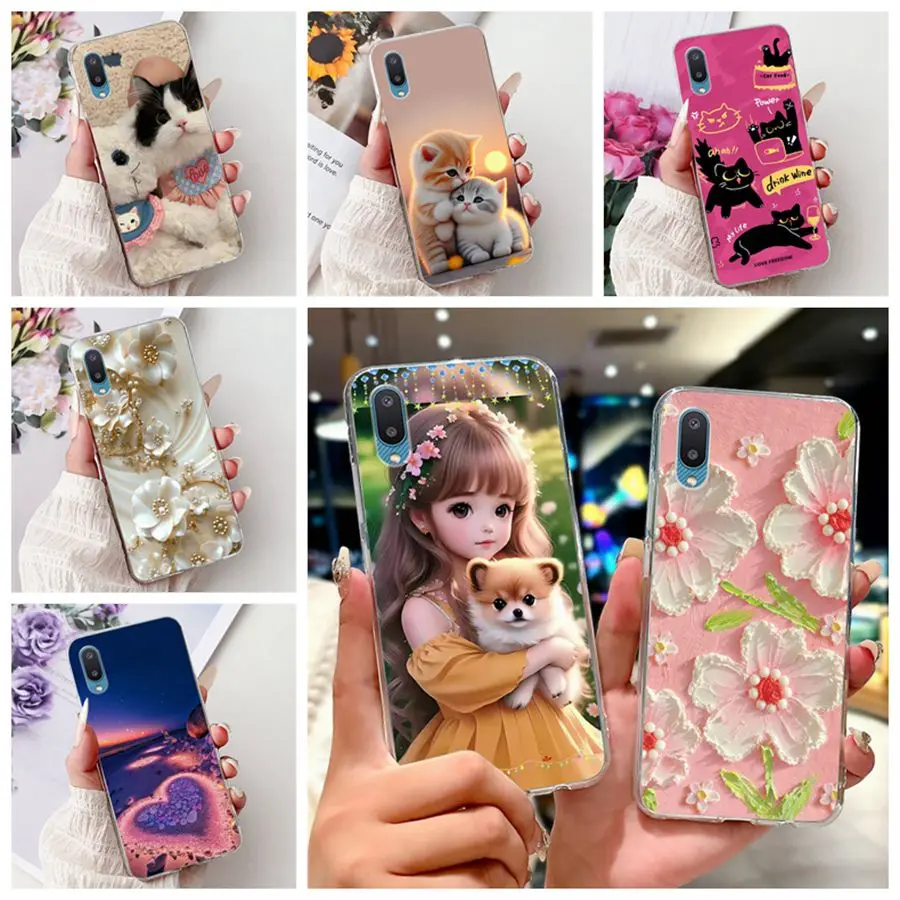 For Samsung Galaxy A02 A02s A03 A03s M02 M02s Phone Case New style Painted Soft Silicone Back Cover for SamsungA 02  A03 S Shell