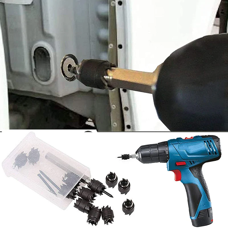 14 ชิ้นสองด้าน 3/8 นิ้ว HSS จุดเชื่อมเครื่องตัดชุดสําหรับเจาะไฟฟ้าจุดเชื่อม-AA26