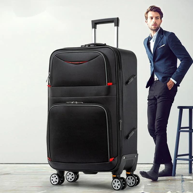 Oxford Rolling Luggage Business Suitcase Cabin High Quality Travel Bags Trolley Case  20 24 26 28 inch Unisex