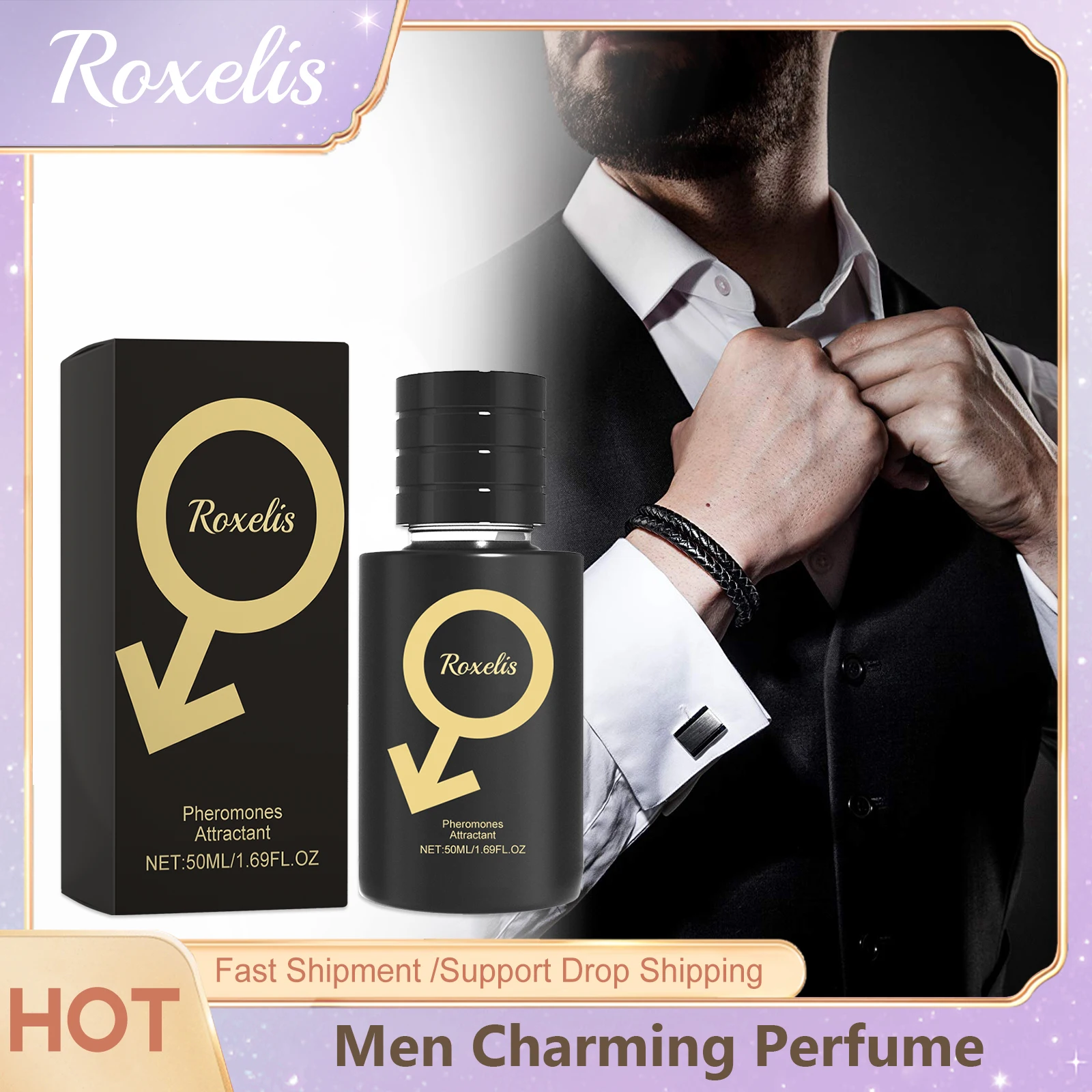 

Perfume Men Long Lasting Charming Fragrance Sexually Flirting Essential Refreshing Dating Atmosphere Pheromone Perfume for Men