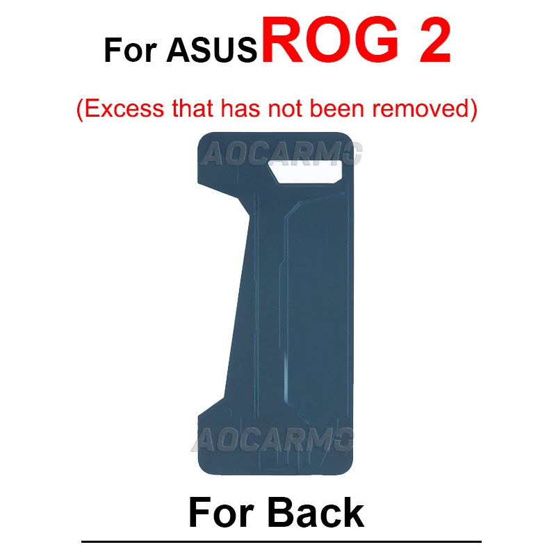 For ASUS ROG Phone 5 5S 6 7 Pro 2 3 ZS673KS Back Cover Adhesive Rog5 ROG3 ZS660KL Rear Sticker Glue Tape
