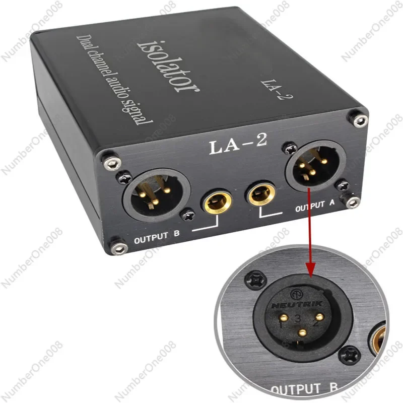 

Audio Signal Isolator 6.35 XLR Head Mixer Audio Current Acoustic Noise Filter Remover