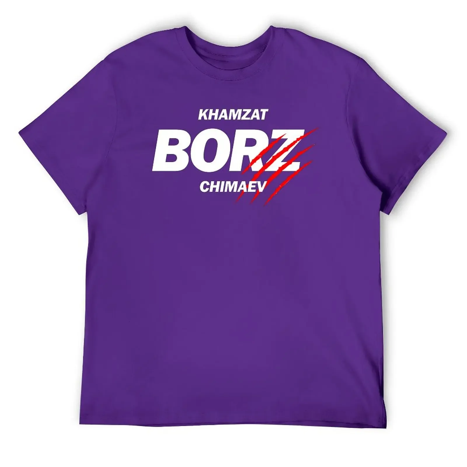 Round Neck Sports Tees Classic Leisure Funny Novelty Khamzat Borz Chimaev Kavkaz The Wolf Undefeated 17 T-shirt Eur Size