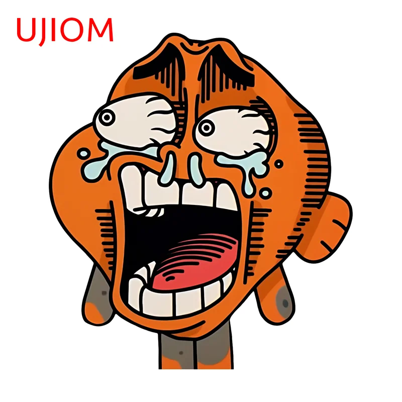 UJIOM Gumball Cartoon Wall Sticker Attractive Humorous Door Stopper Bedroom Closets Decal Adhesive Room Decoration Accessories