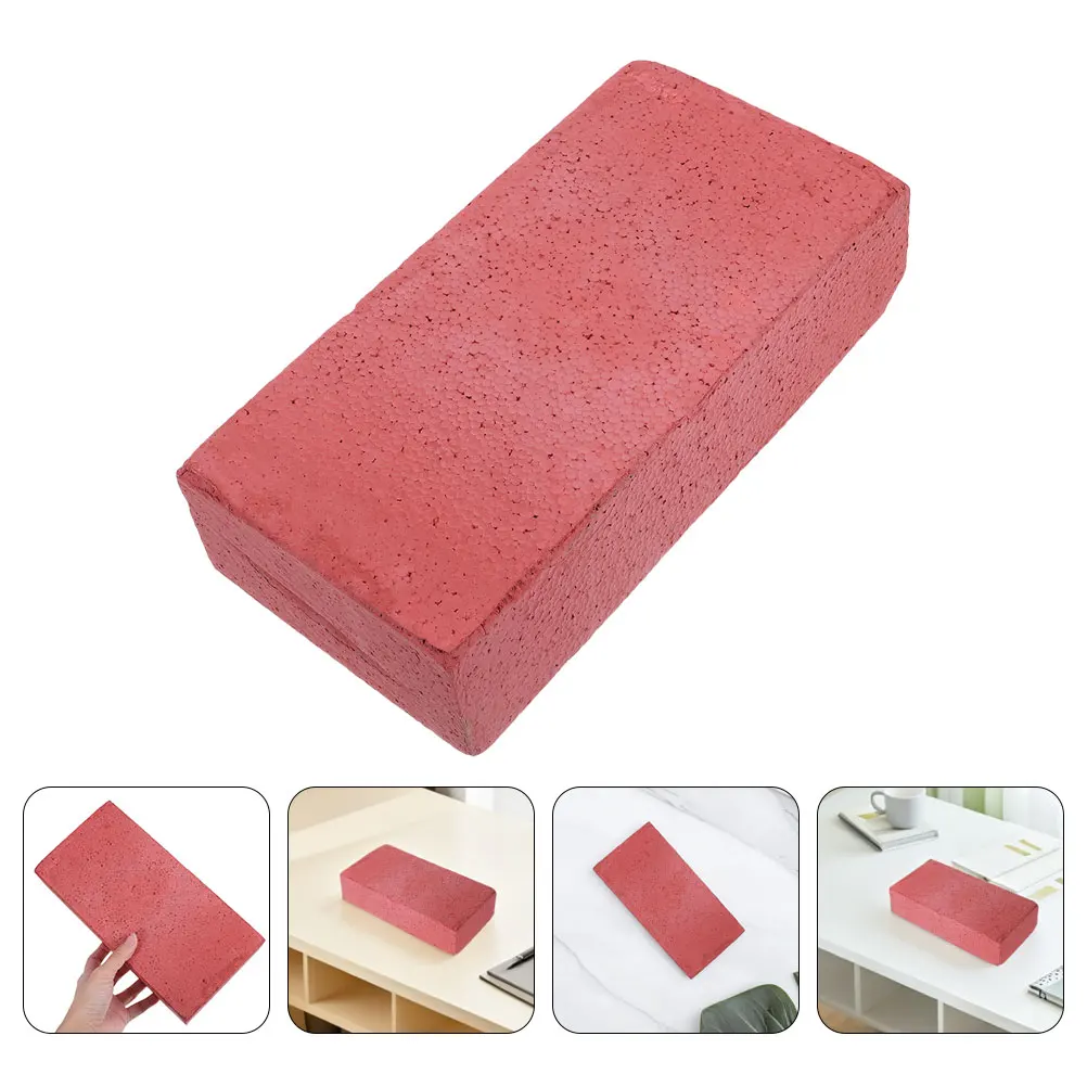 

4 Pcs Props Performance Head-slicing Bricks Fake Foam Large Blocks Manual Soft Building Foaming Artificial Kids Student