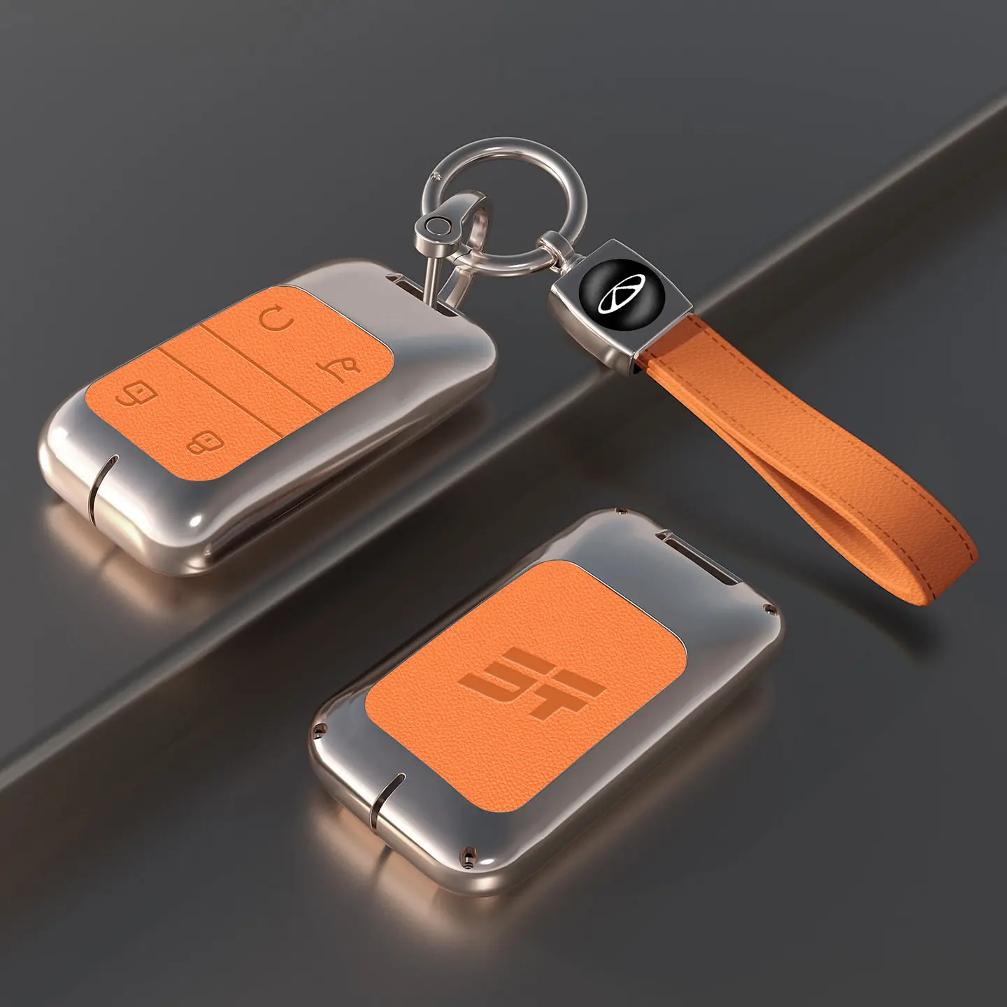 

For Jetour G700 2026 Smart Key Fob Case, Premium Full Metal Shell with Snap-On Closure | High-Grade Protective Key Cover