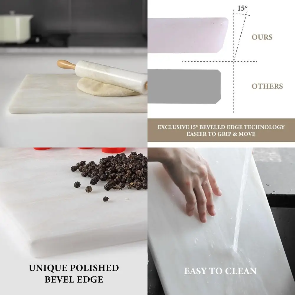 

Большая мраморная разделочная доска ручной работы, 16x12 дюймов, идеально подходит для сыра, мясных изделий, кондитерских изделий, свадебных и подарков на новоселье