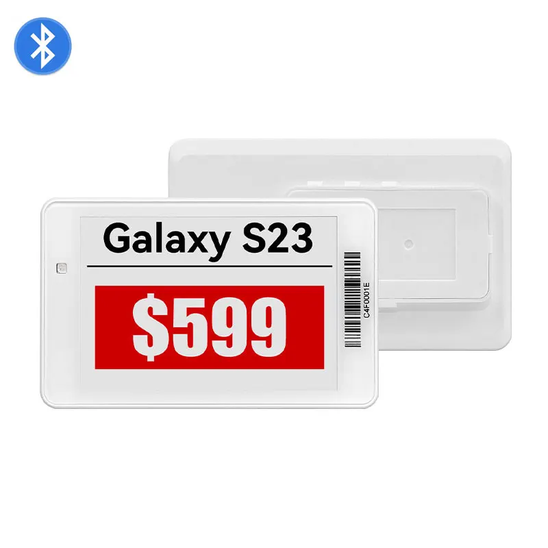 Bluetooth Version Electronic Shelf Label Waterproof Supermarket Eink Price Tag Display Screen E-paper System
