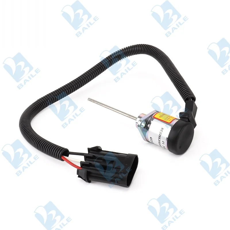 1503ES-12A5SUC9SCC28 Fuel Shut Off Solenooid 12V 25-38109-05Z For Kubota V2203DI Carrier Vvector 1800 Stop Solenoid Engine