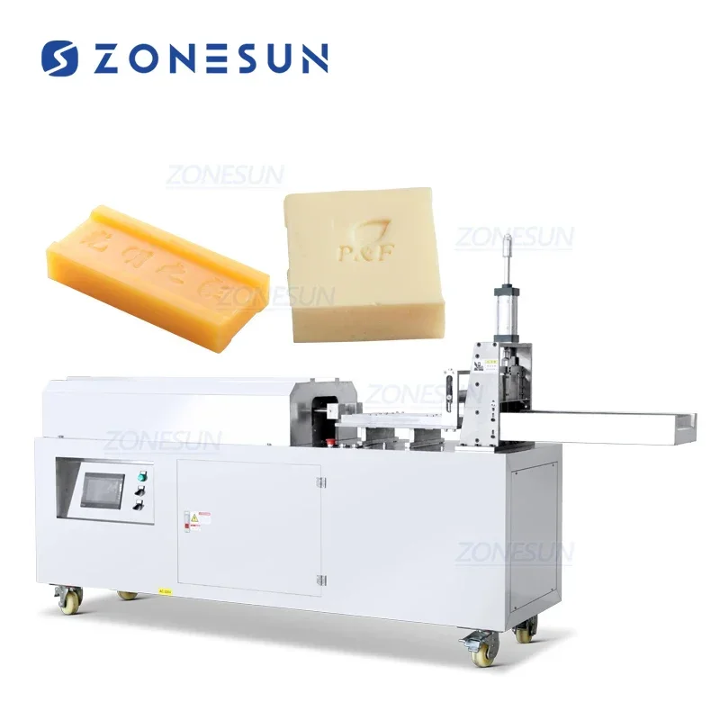 ZS-TQ650C Automatic Hotel Soap Bar Loaf Cutting Machine Industrial Custom Soap Block Cutter Packaging Equipment