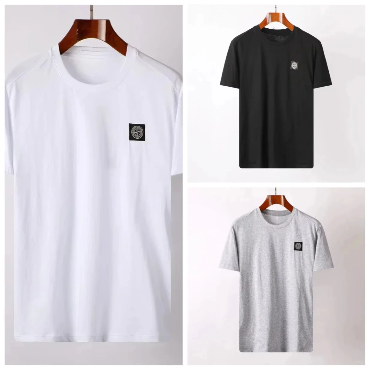 

Graphic Print White T-shirts Men's Women's Casual Short Sleeve Crew Neck Cotton Tee Luxury Brand High End Unisex Fashion Tops