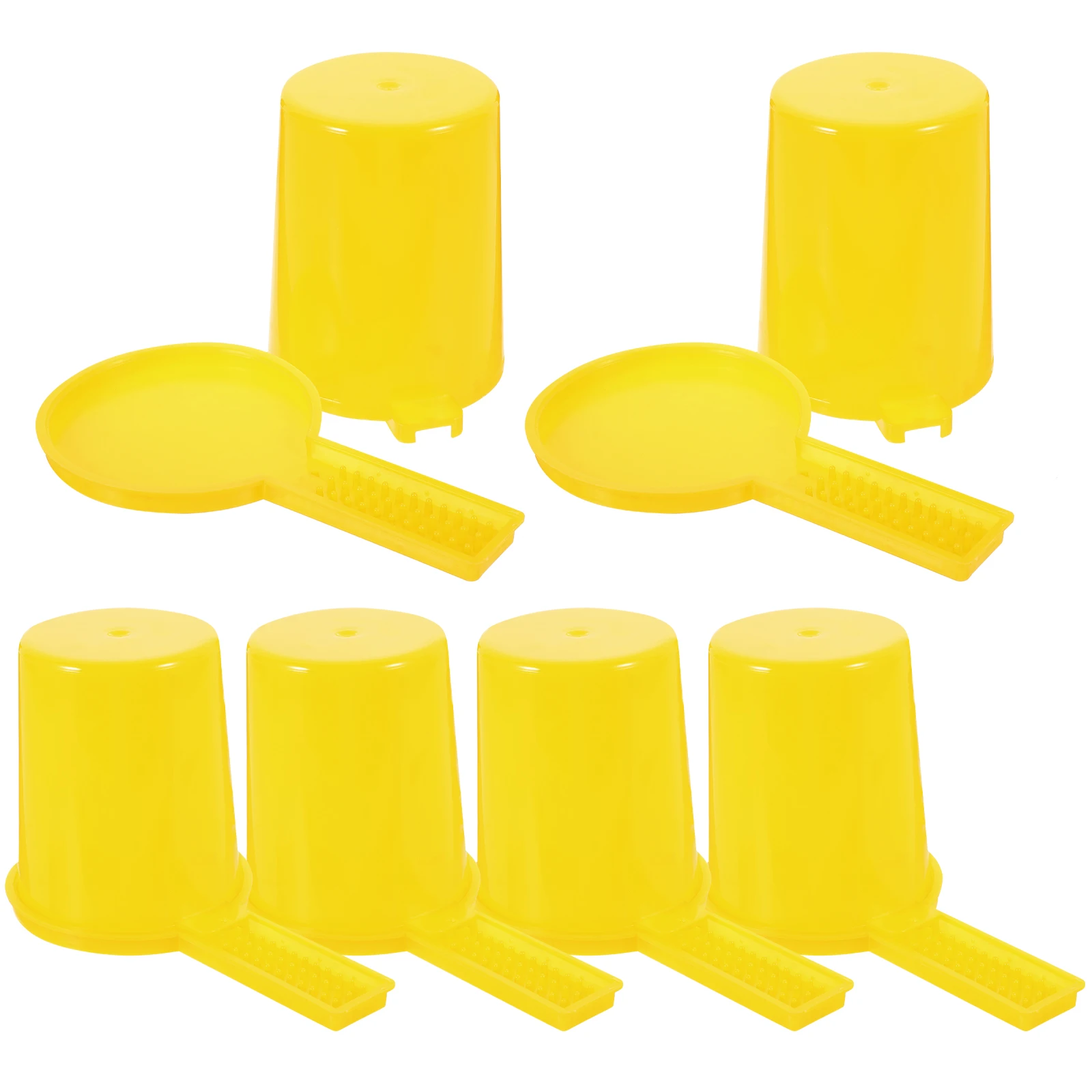 

6 Pcs Bee Feeder Feeding Tool Beekeeping Water Waterer Dispenser Hive Insert Supply Plastic Feeders Beehive with Scale