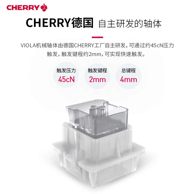 Interruttore tastiera originale Cherry VIOLA MV1A-P1NA MV3.0 K60 RGB Corsair Accessorio di memoria Cherry MX Tastiera meccanica Interruttori MX