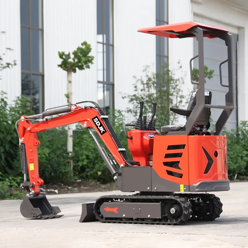 Micro Small Excavator with Diesel Engine 1 ton mini excavator for sale CE EPA Approved Popular 1.2 ton Mini Digger customized