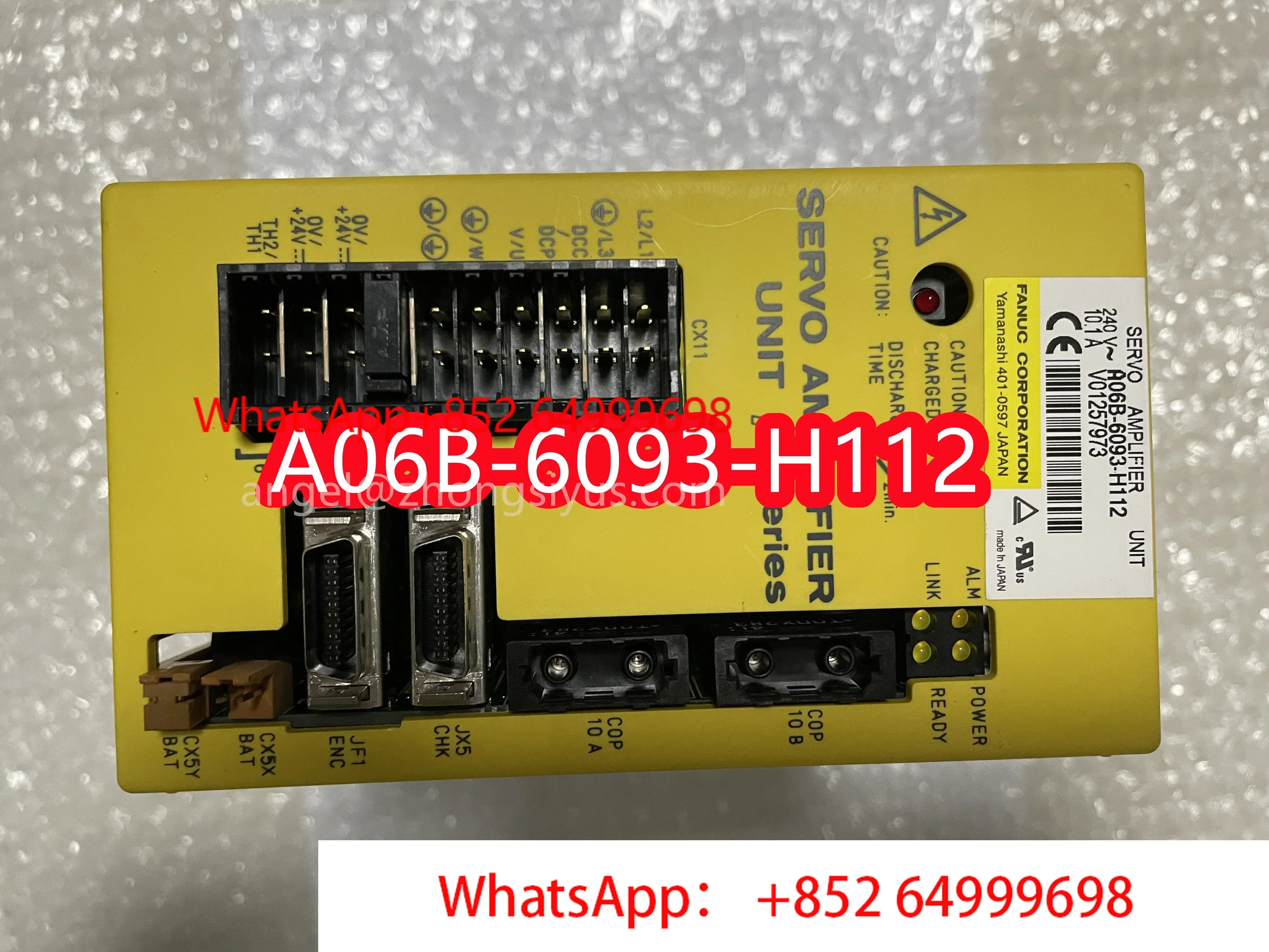 

A06B-6093-H112 Fanuc Servo Amplifier Drive for CNC System Machine