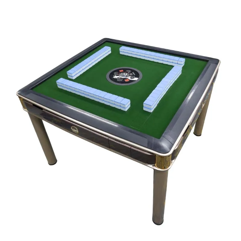 AOBO  machine with ultra-thin 4-outlet ceramic tile electric heater Automatic Mahjong Table