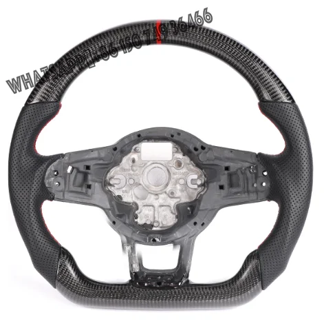 

Normal Carbon Fiber and Leather Steering Wheel for VW GOLF 7 MK7