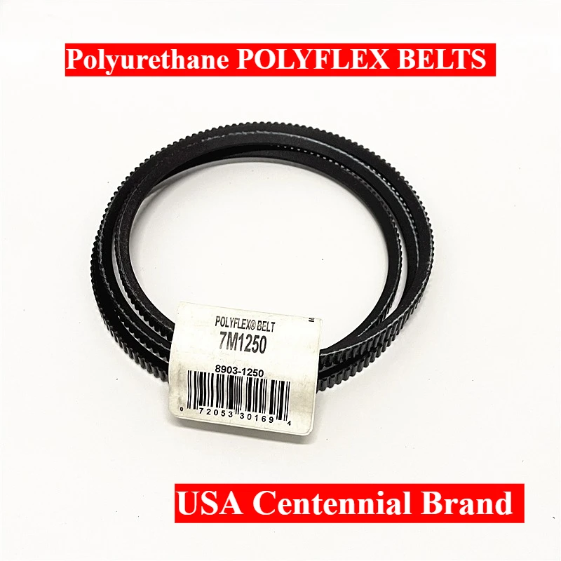 

7M1700 7M1750 7M1800 7M1850 POLYFLEX BELTS Sander Motor 3d Printer Tools Machine Variator Lathe Polyurethane Wide-angle Belts