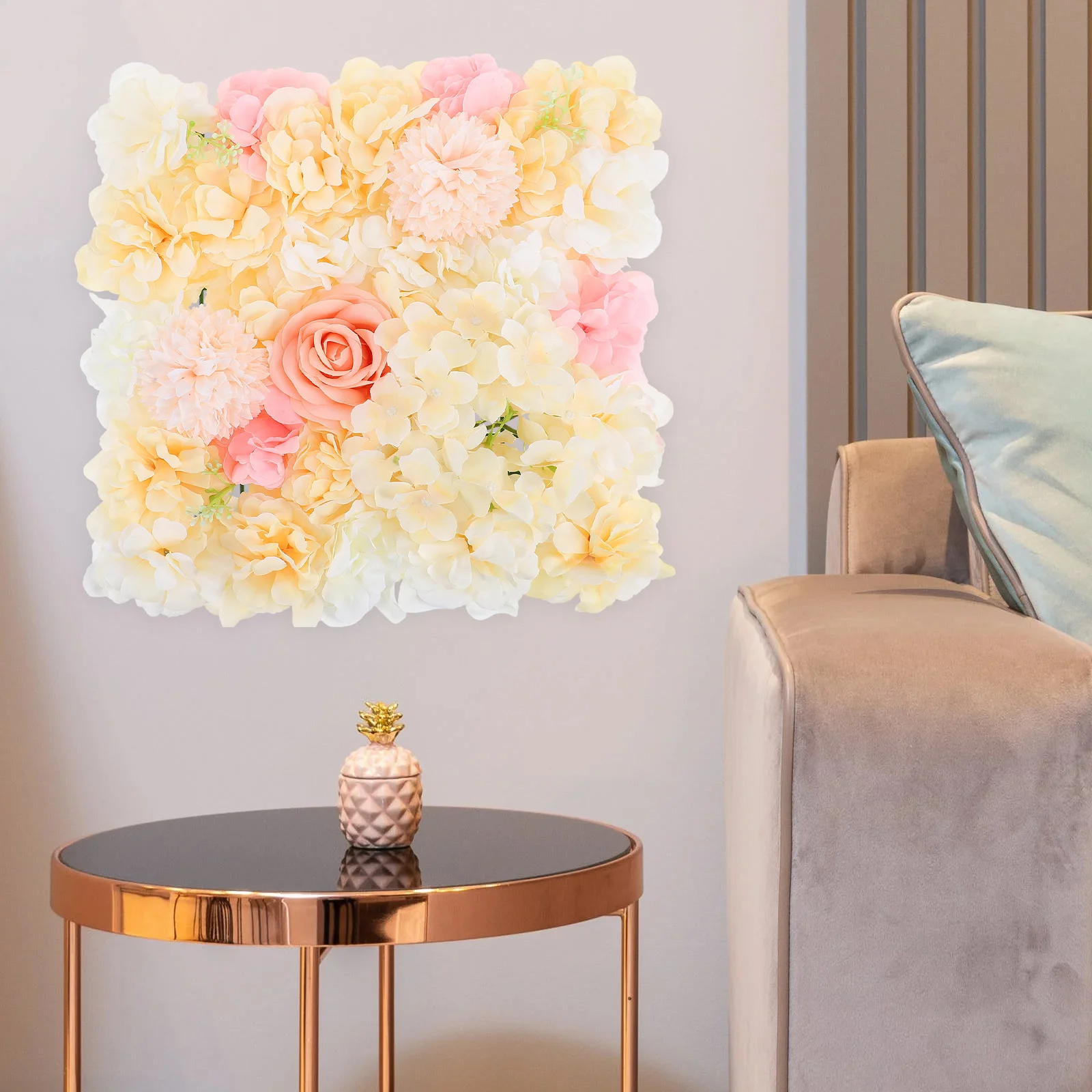 

Rose Flower Wall Artificial Simulation Decorative Wedding Photography Background Wall Screen Indoor Party Backdrop