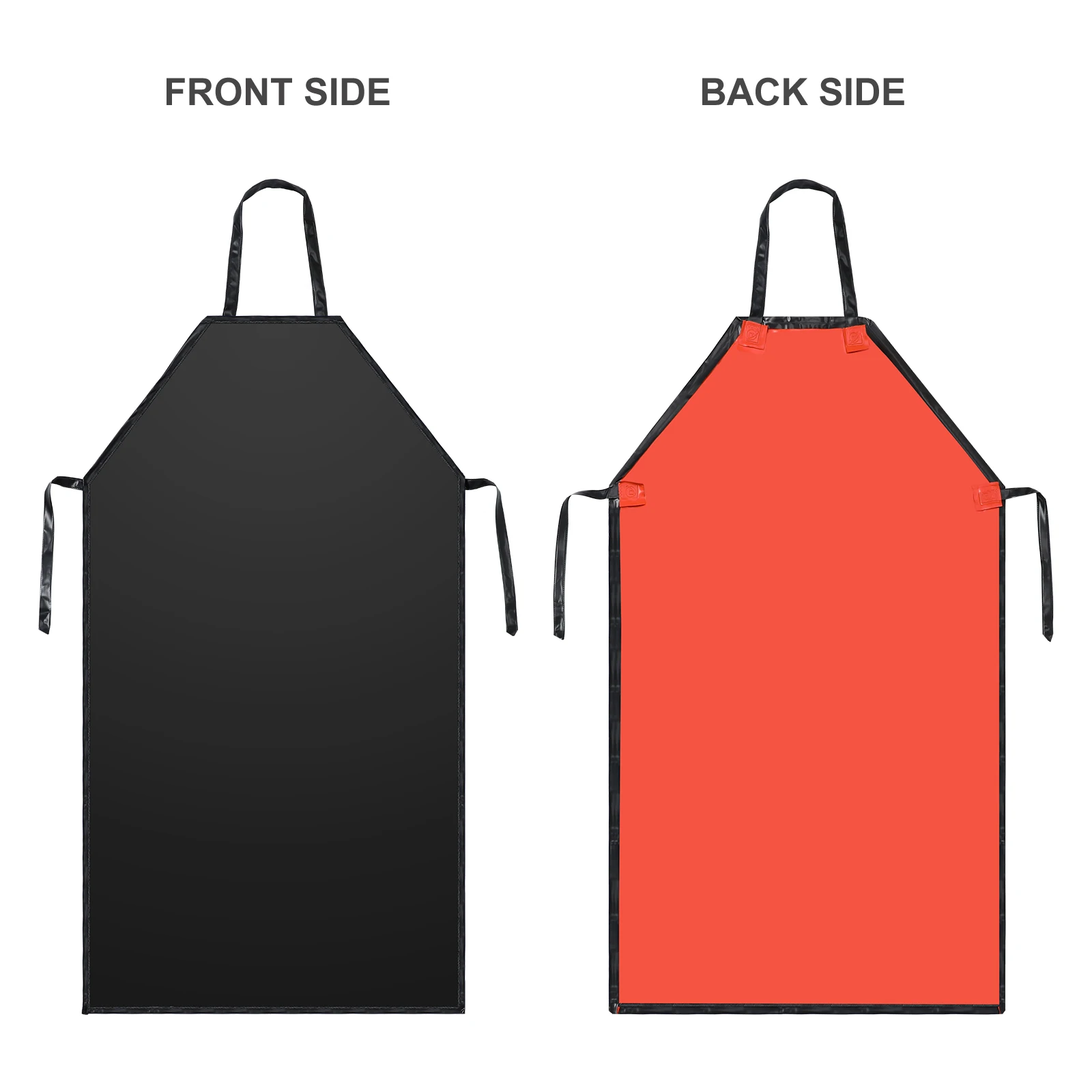 

Waterproof Heavy Duty Pvc Apron 110X80Cm Chemical Resistant For Kitchen Cleaning Carpentry Commercial Use Sleeveless