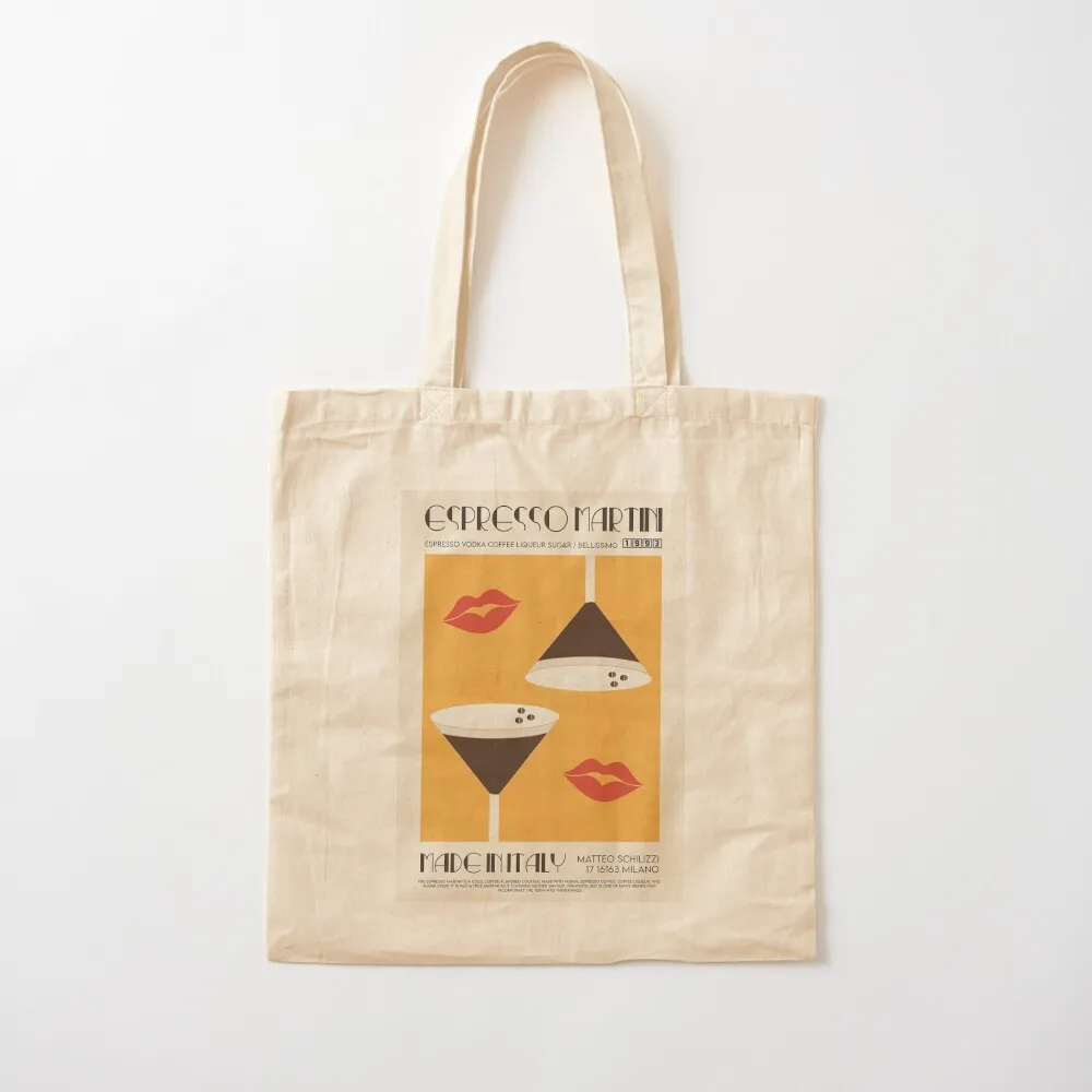 The Espresso Martini Tote Bag Eco bag bags for women large size bags Women's shopper bag Canvas Tote