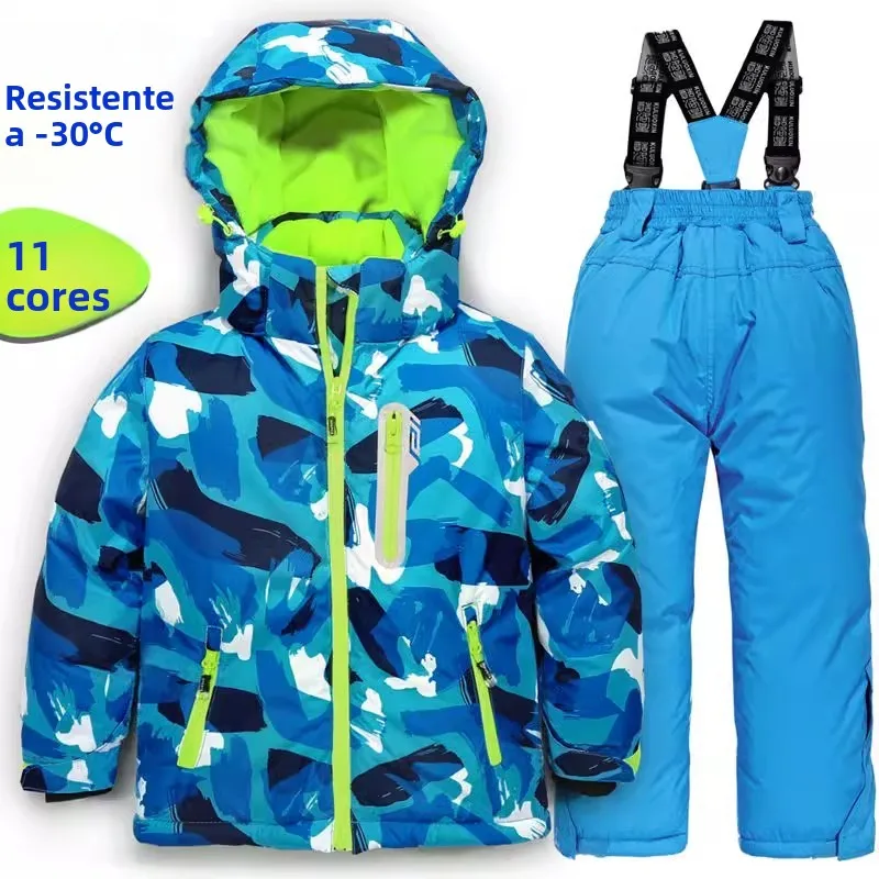 ensemble-de-combinaison-de-ski-Epaissie-pour-enfants-impermeable-et-coupe-vent-pour-bebes-garcons-et-filles-Equipement-de-neige-tendance-avec-rembourrage-en-fausse-soie-et-coton