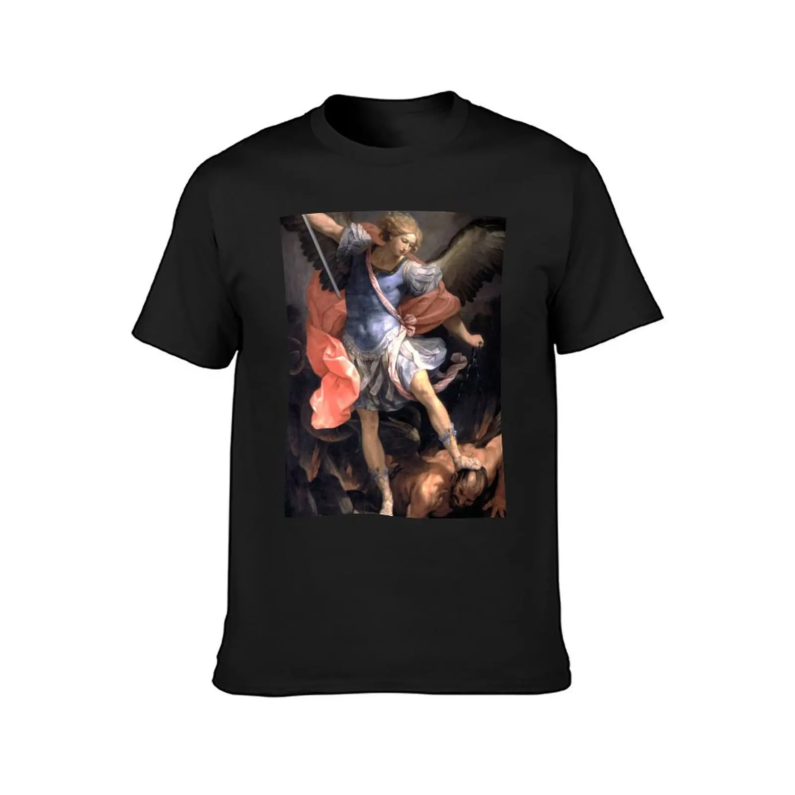 St Michael Archangel by Guido Reni - Italian Painters Art T-Shirt sublime T-shirt men