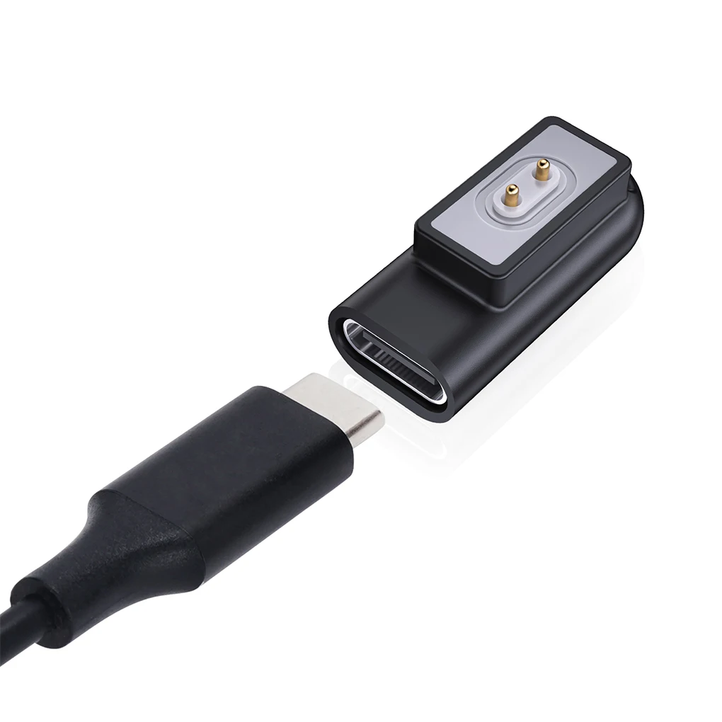 Para xiaomi banda 8 redmi banda inteligente 2 e redmi relógio 3 relógio inteligente carregador adaptador conector usb c 90 °   Adaptador de carregamento magnético