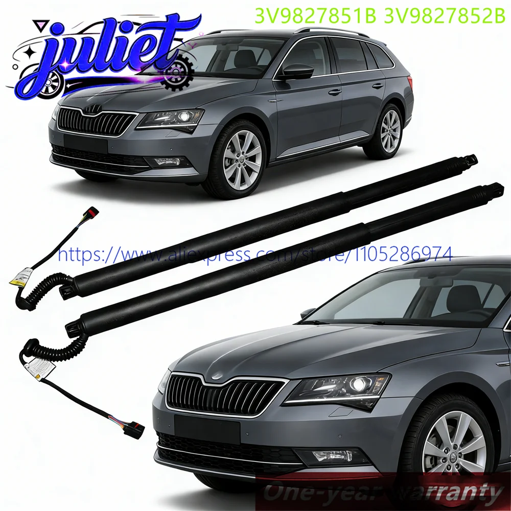 

New 3V9827851B 3V9827852B AP01 Left & Right Electric Tailgate Gas Lift Supports Struts For Skoda Superb Kombi 3V5 AWD 1.8 2.0TSI