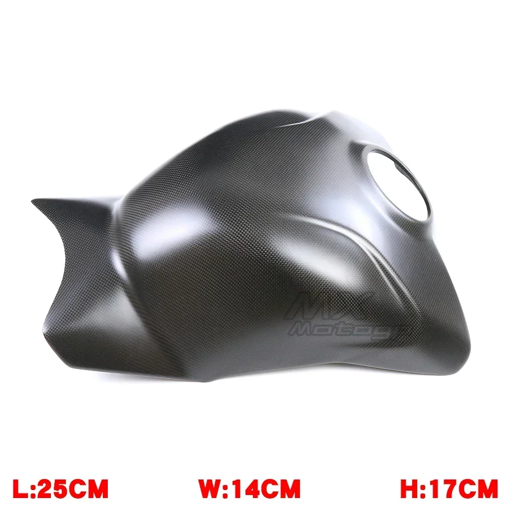 100% Carbon Fiber Motorcycle Front Full Fuel Tank Cover Protector Fairing For DUCATI Panigale V4 V4S V4R Streetfighter 2022 2023