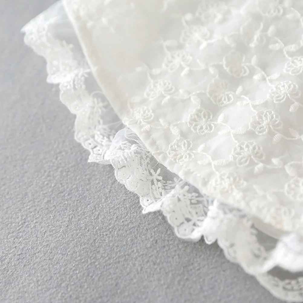 여자 레이스 태양 보호 후드 망토 흰색 100cm 코스프레 케이프 의상 액세서리 파티 드레스업 케이프 여자용