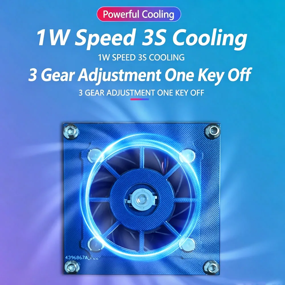 UV Curing Lamp and Cooling Fan Heat Dissipation for Mobile Phone Tablet PC Motherboard CPU Green Oil Curing Repair Tools Set