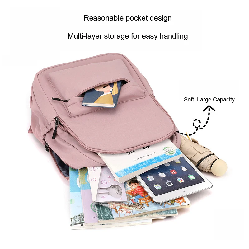 Back to School Backpack for School Bag College Backpack Ladies Waterproof High School Backpacks For Girls Teens Teenage Rucksack