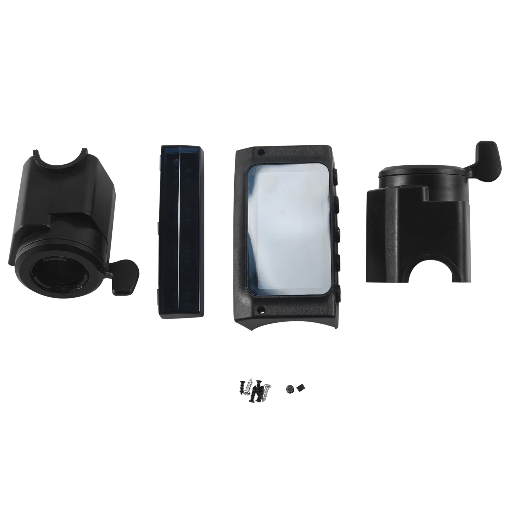 Cubierta protectora de pantalla Lcd con manija de freno de acelerador, cubierta de luz Led para Kugoo S1, S2, S3, Scooter Eléctrico