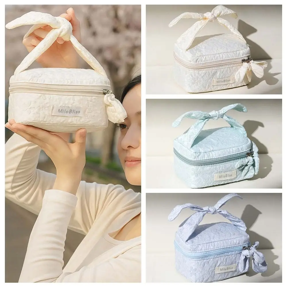 

Sweet Cloud Cosmetic Bag Large Capacity Thickened Make Up Pouch Bag Printed Japanese Style Pouch for Make Up Kit Cosmetics