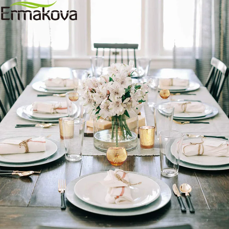 ERMAKOVA Glass Candle Holder Votive Mercury Glass Tealight Candle Holder Wedding Parties Hotel Cafe Bar Home Decoration