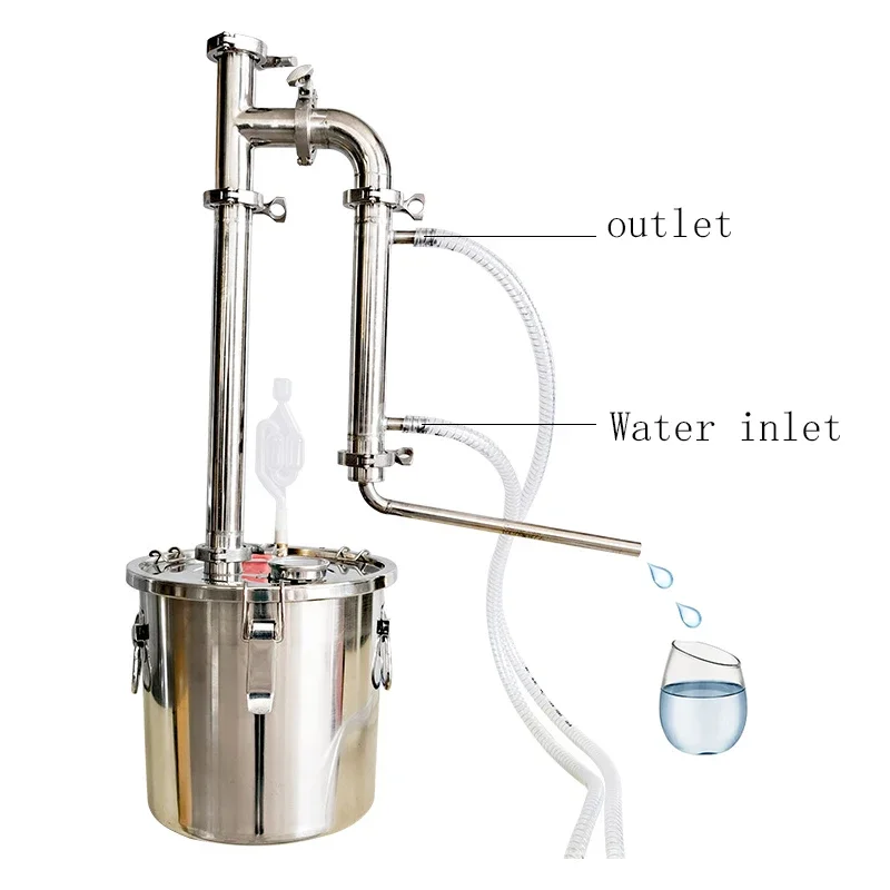 12L 3-gallon Bootleg Distiller Liquor Distiller Grape Brandy Brewing Equipment