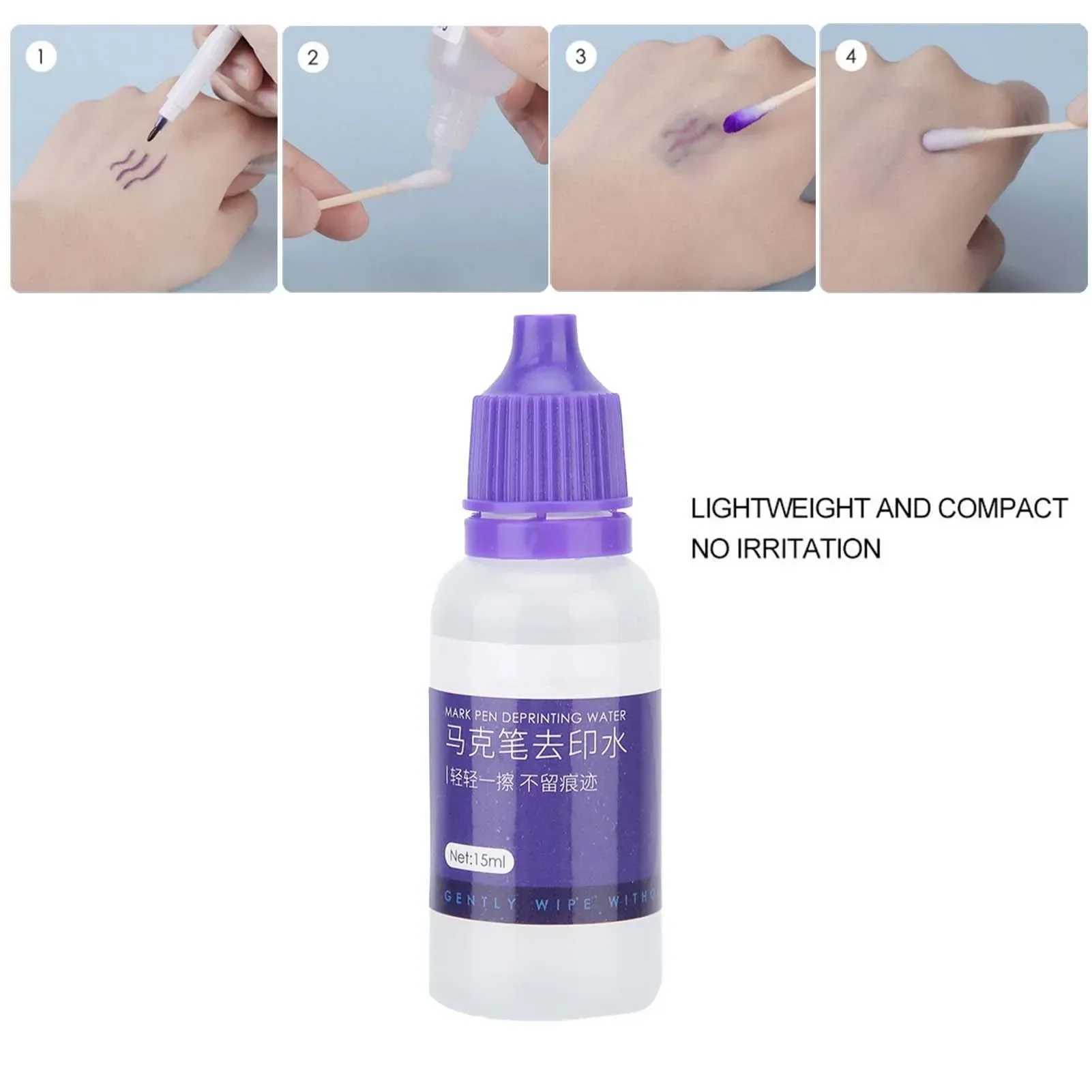 

15ml Microblading Mark Pen Mark Removal Erasing Liquid Marker Tool Eraser Cleanser Semi-Permanent Tattoo Tool Supplies Accessory