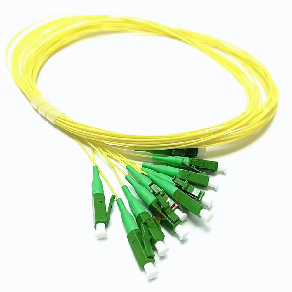 Fiber Optical Pigtail LC APC/UPC Simplex 9/125 1.5M Single Mode Fiber Optic Pigtail 0.9Mm LSZH