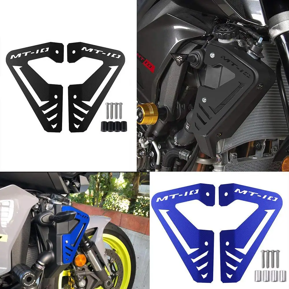 For MT10 FZ10 FZ-10 2015-2020 2019 2018 Motorcycle Radiator Side Protector Cover Guard Plate Panel