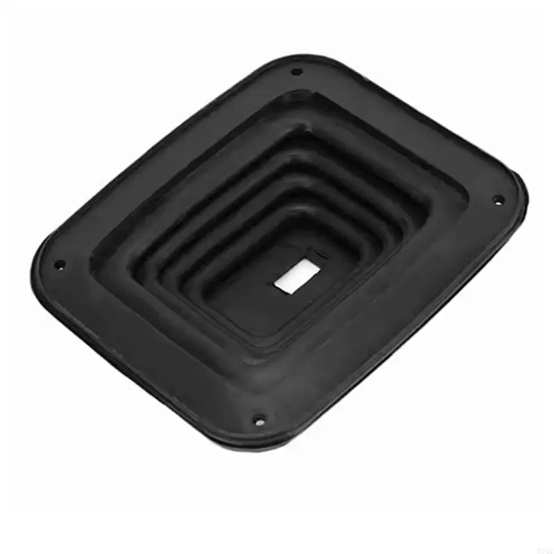 M76E Schalthebelmanschettensatz für GM350, Öffnungsabdeckung aus schwarzem Gummi mit Montagerahmen und Schrauben für – Detail 5