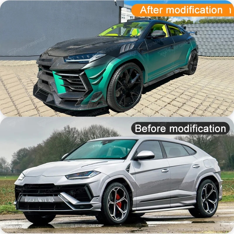 High Quality 3rd Gen M Style Upgrade Body Kit Fit URUS Front Rear Bumper Exterior Mod Parts