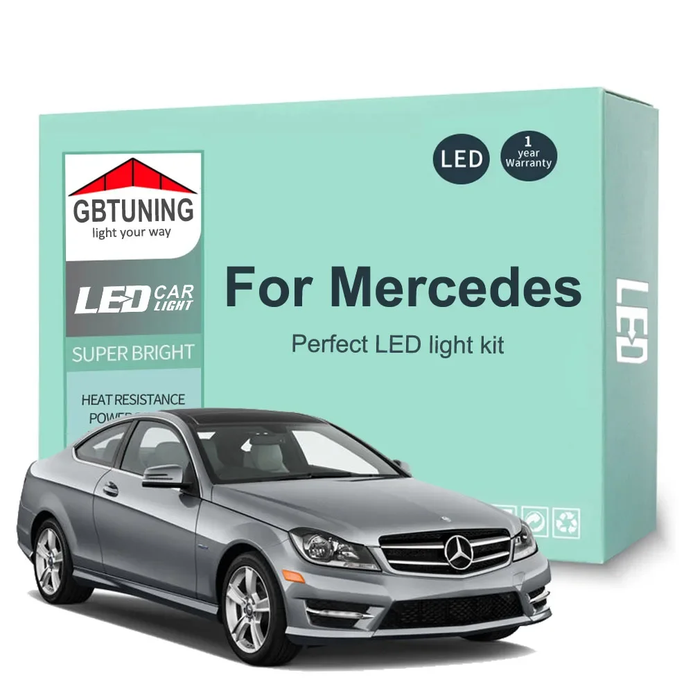 

LED Interior Light Bulb Kit For Mercedes Benz MB C E S M Class W202 W203 S203 W204 S204 W210 W211 S211 W212 S212 W220 W221 W164